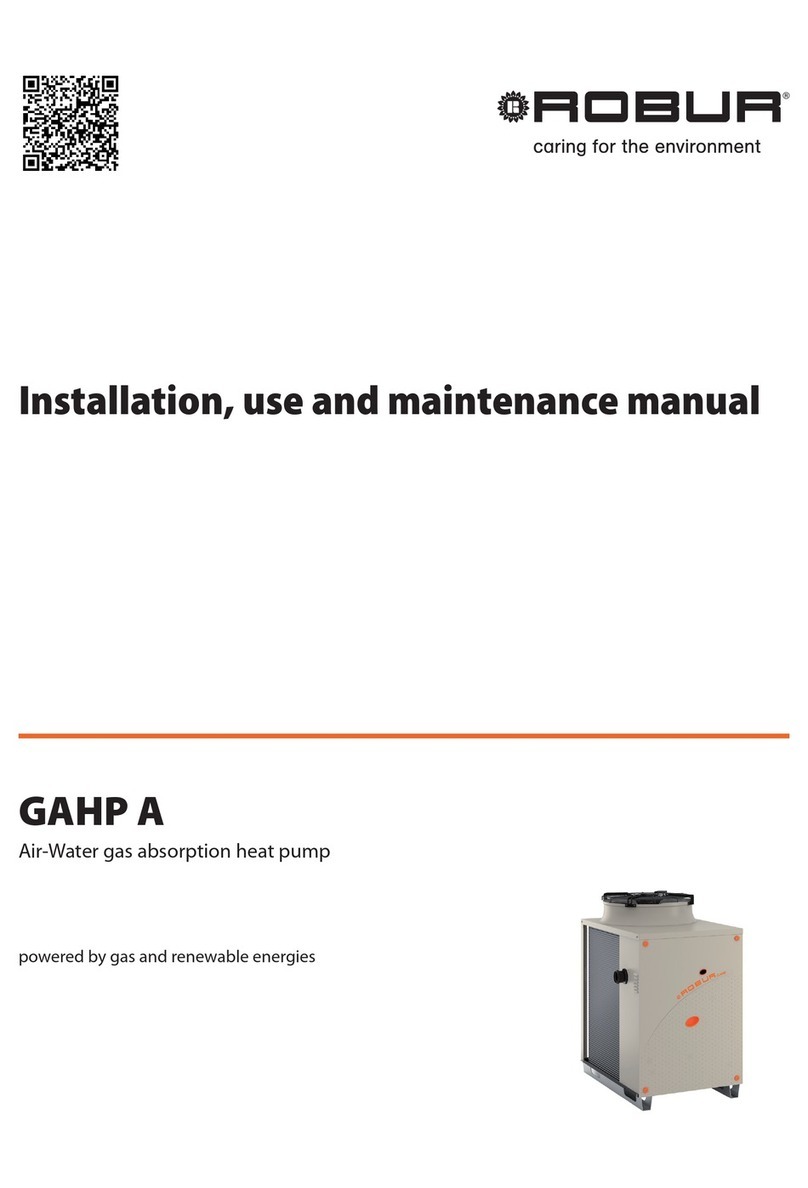 Robur GAHP A indoor Quick start guide