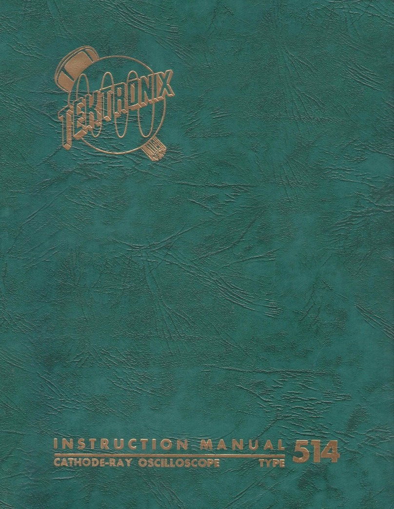 Tektronix A Series User manual Tektronix A Series User manual