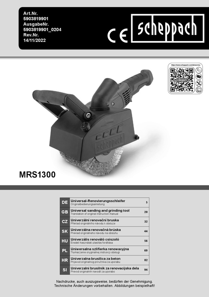 Scheppach MRS1300 Instructions for use
