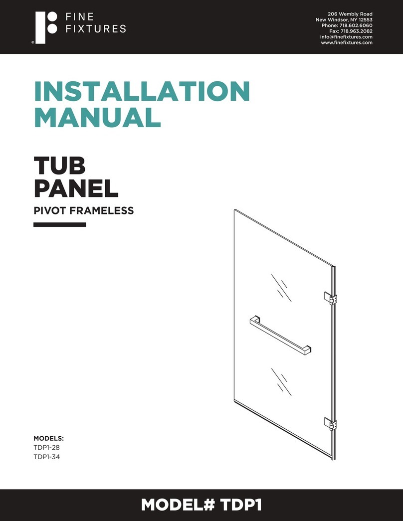 fine fixtures TDP1 installation manual fine fixtures TDP1 installation manual