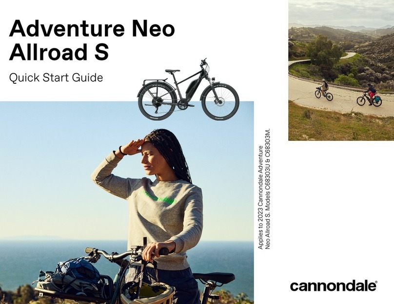 Cannondale Adventure Neo Allroad S 2023 quick start guide