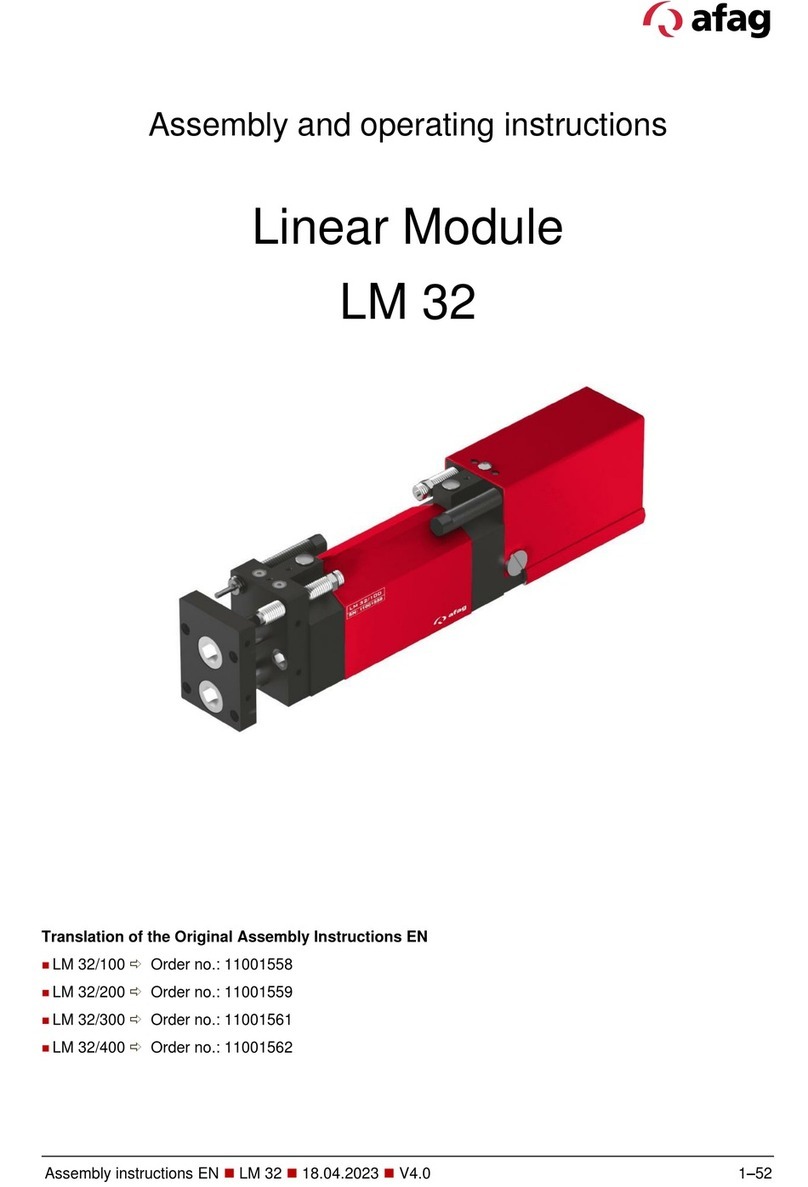 Afag LM 32 Assembly and operating instructions