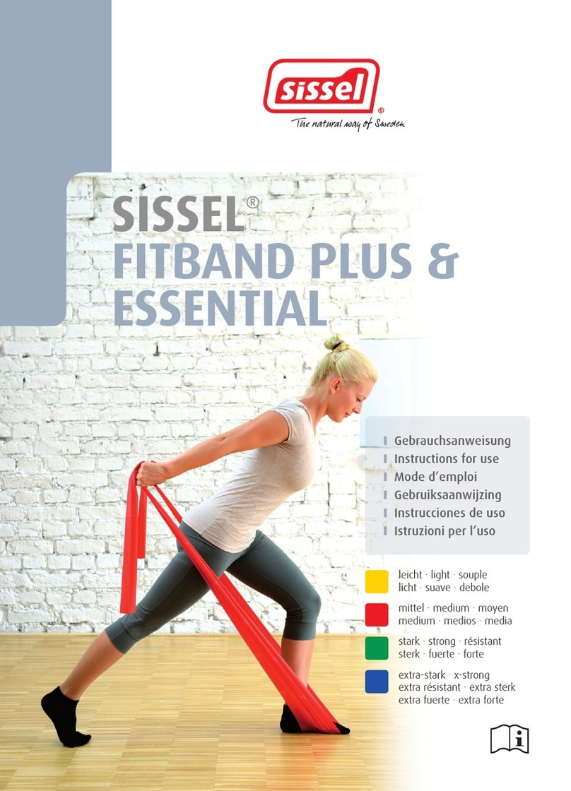 Sissel FITBAND PLUS & ESSENTIAL Instructions for use Sissel FITBAND PLUS & ESSENTIAL Instructions for use