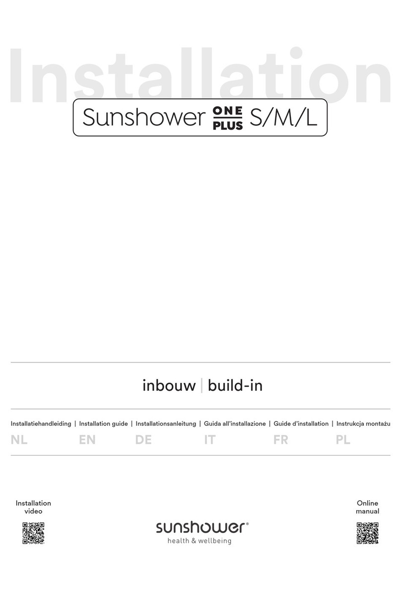 Sunshower ONE PLUS S Installation