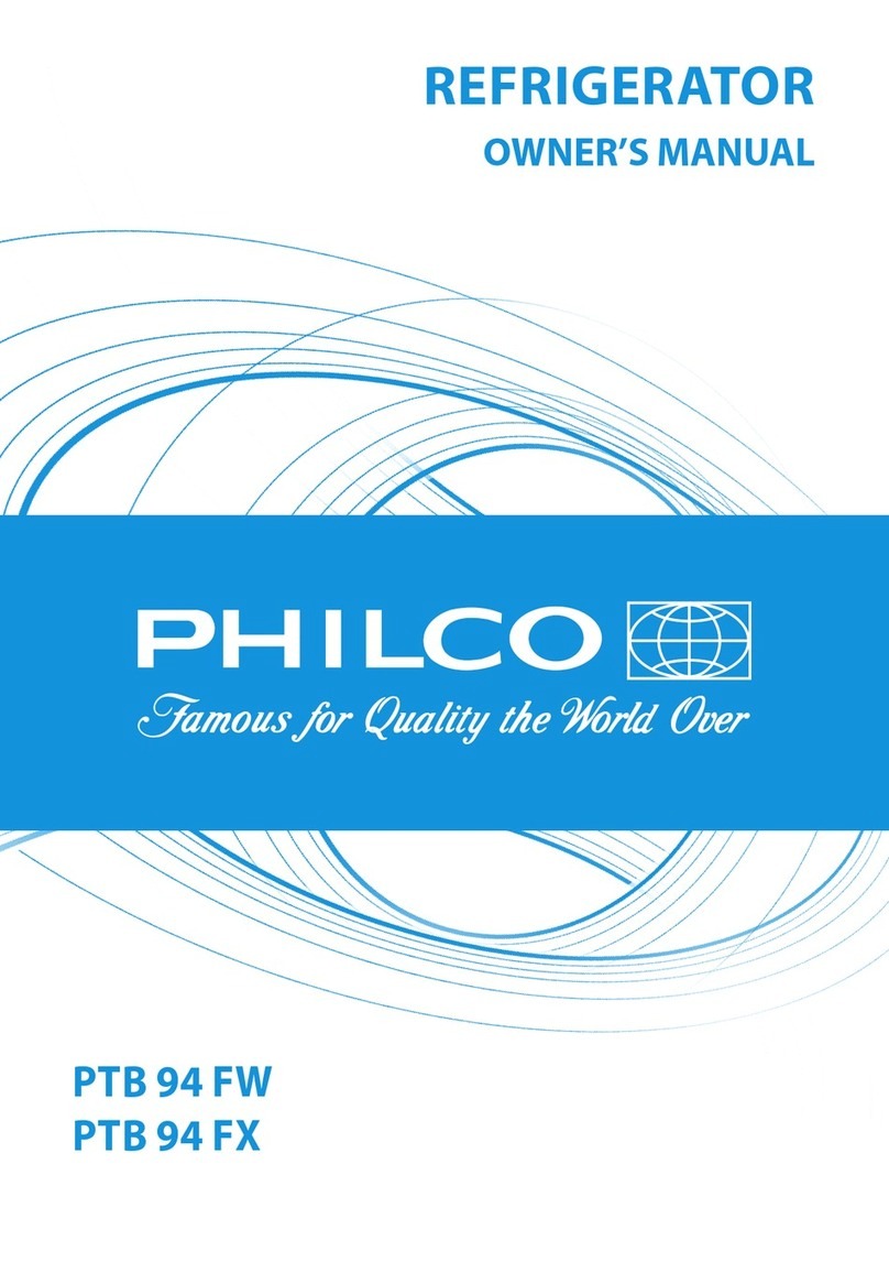 Philco PTB 94 FW owner's manual