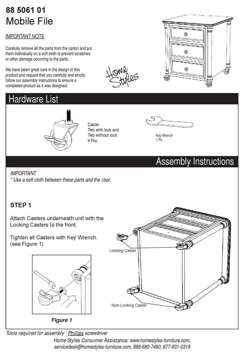 Home Styles 88506101 Assembly instructions Home Styles 88506101 Assembly instructions