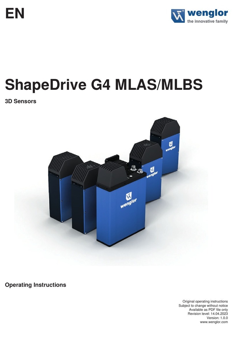 Wenglor ShapeDrive G4 MLAS 1 Series operating instructions
