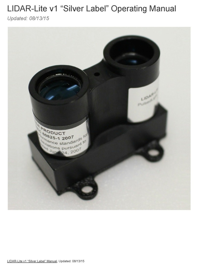 Garmin LIDAR-Lite v1 Silver Label User manual