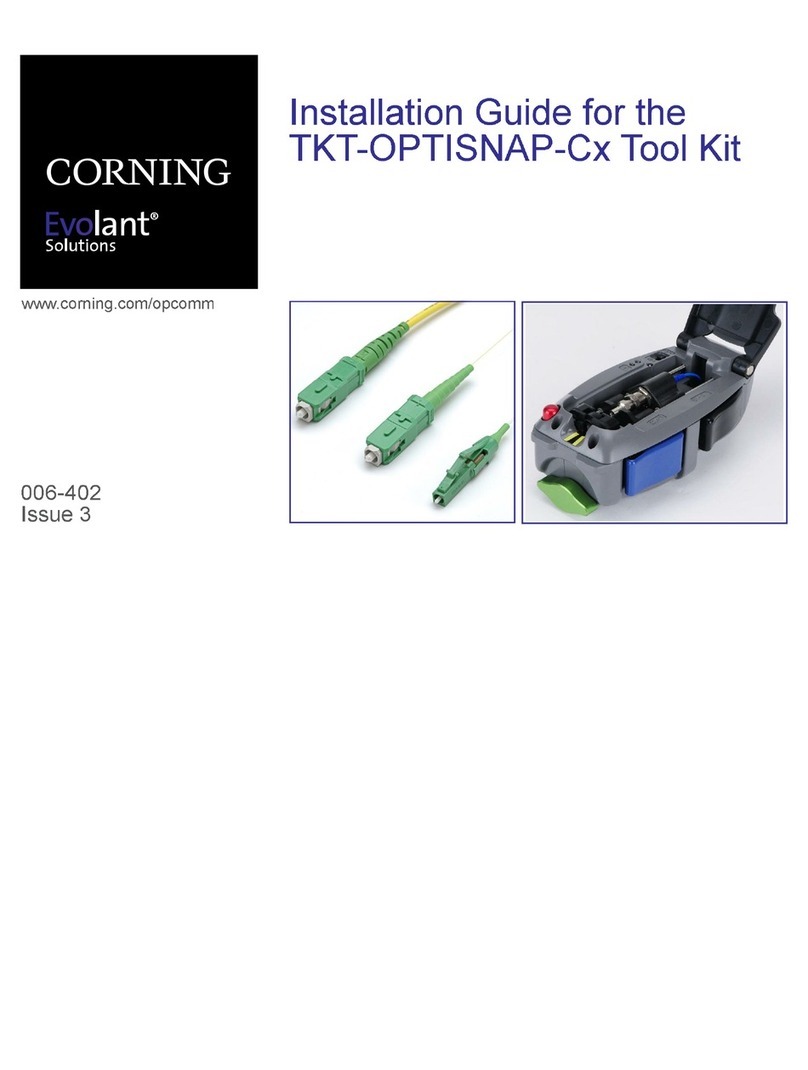 CORNING Evolant TKT-OPTISNAP-Cx installation guide