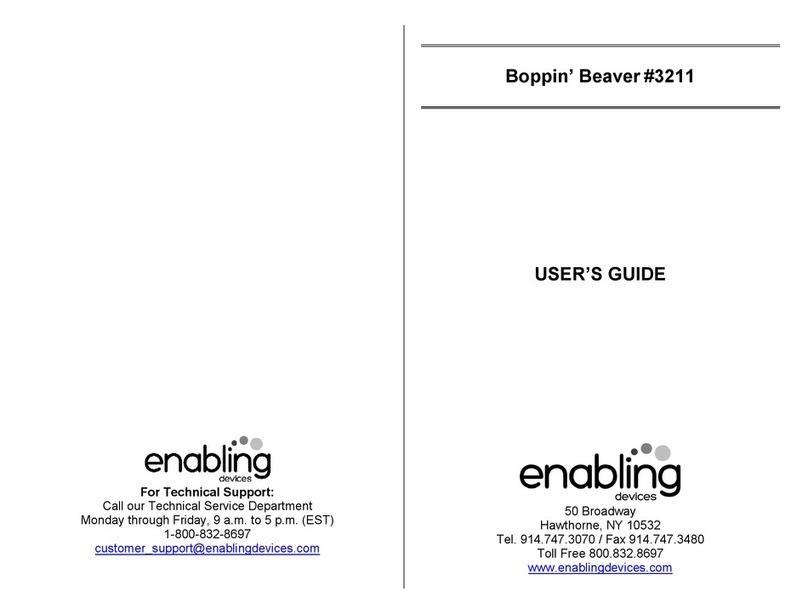 Enabling Devices Boppin' Beaver User manual