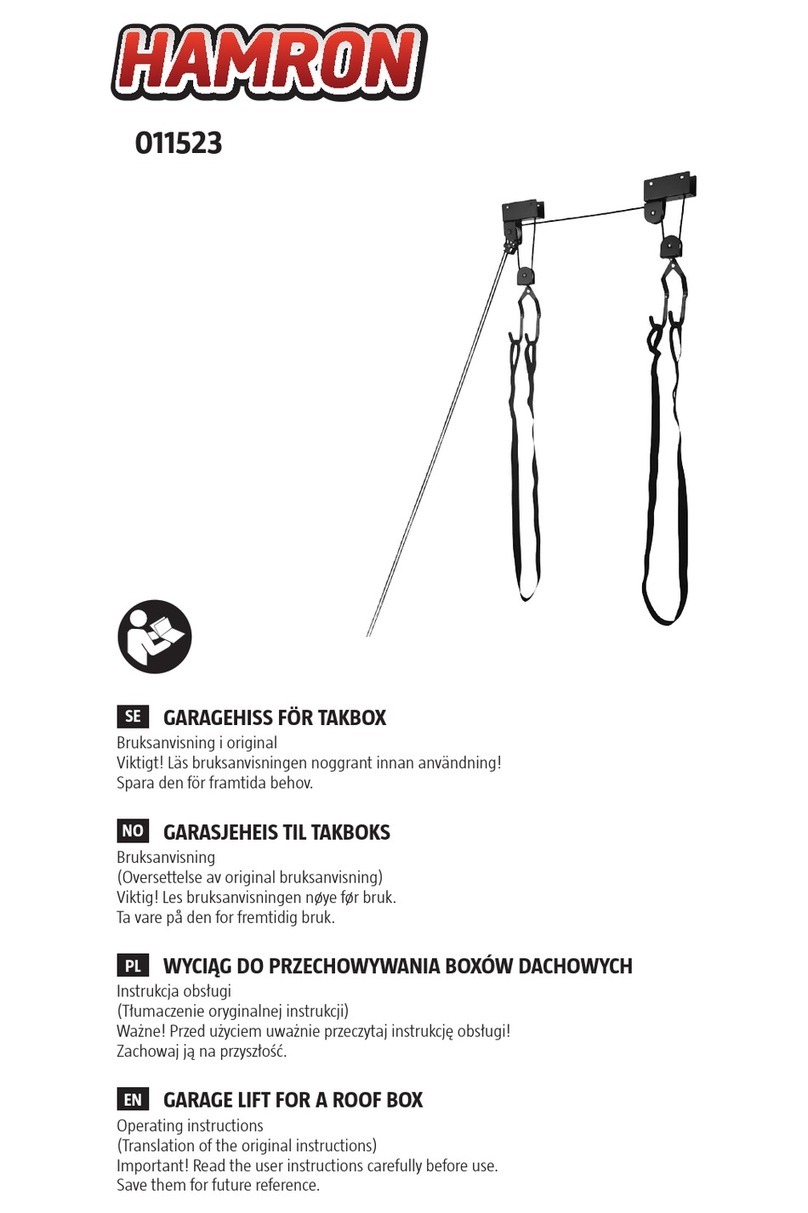 Hamron 011523 User manual