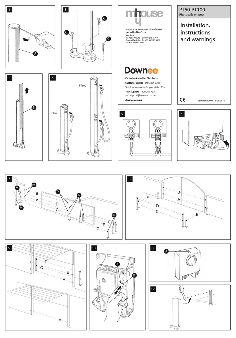 Nice Mhouse PT50 Product manual