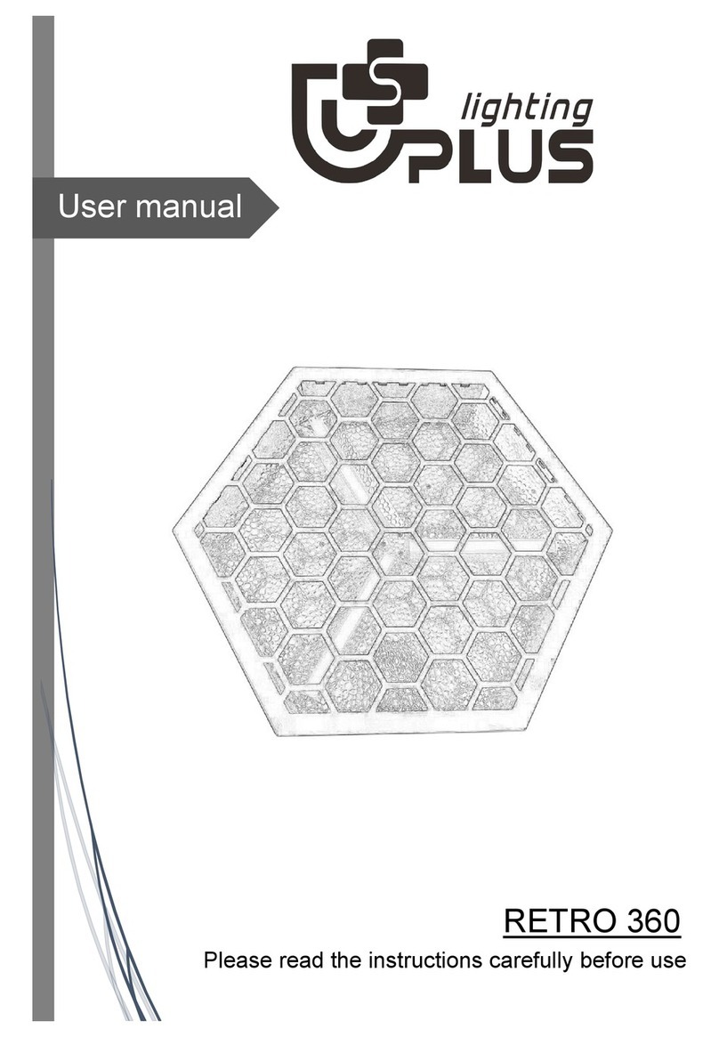 Uplus Lighting RETRO 360 User manual Uplus Lighting RETRO 360 User manual