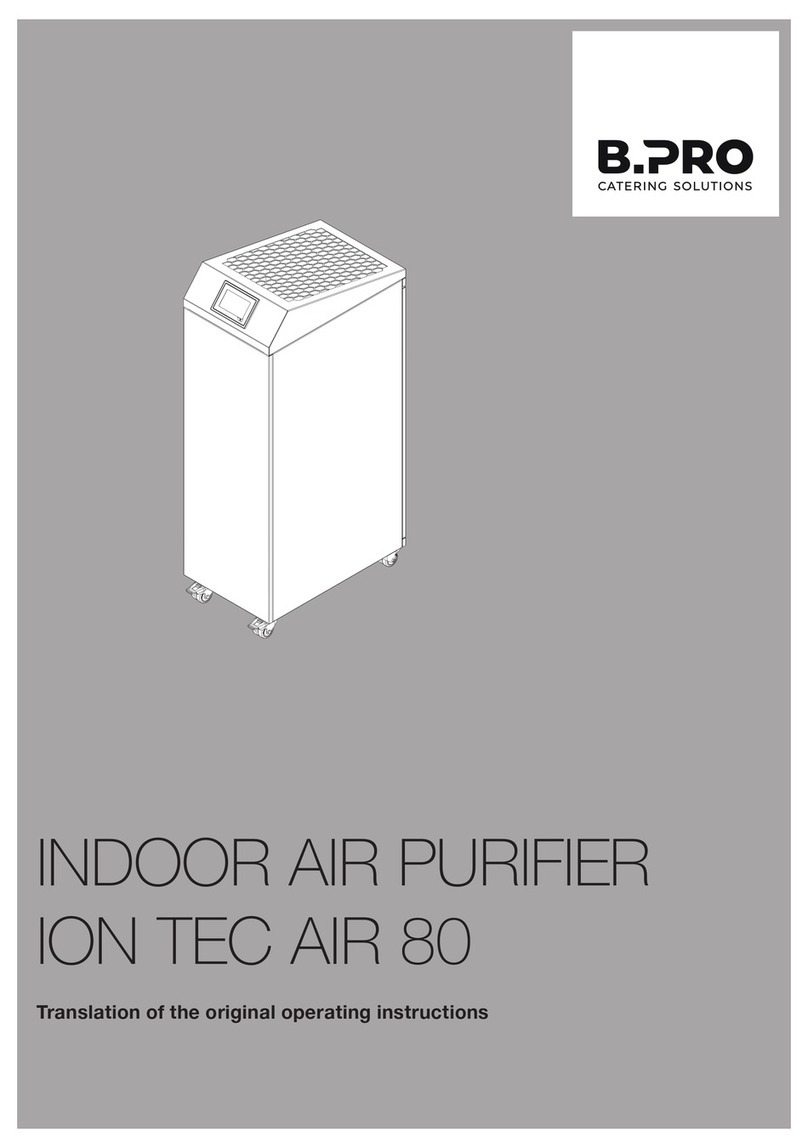 B.Pro ION TEC AIR 80 Translation of the original operating instructions