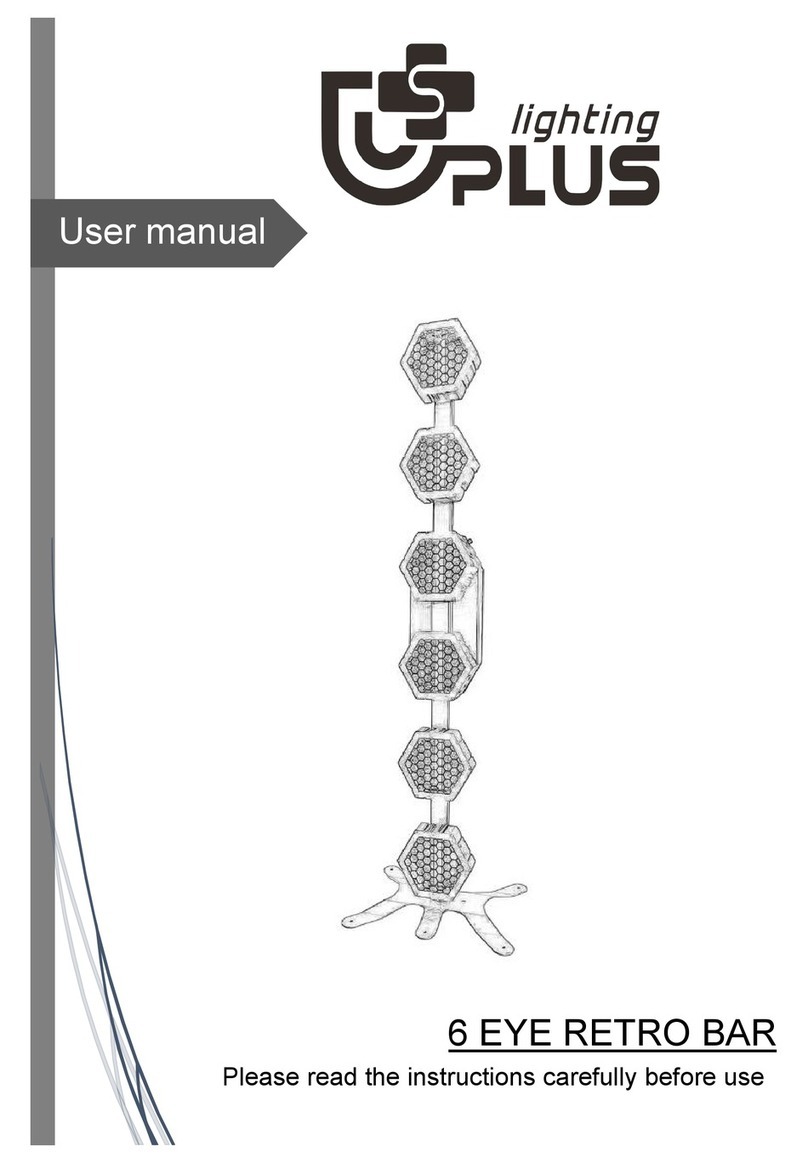 Uplus Lighting 6 EYE RETRO BAR user manual