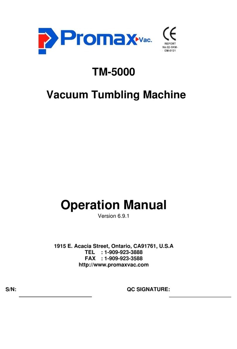 Promax TM-5000 Operation manual