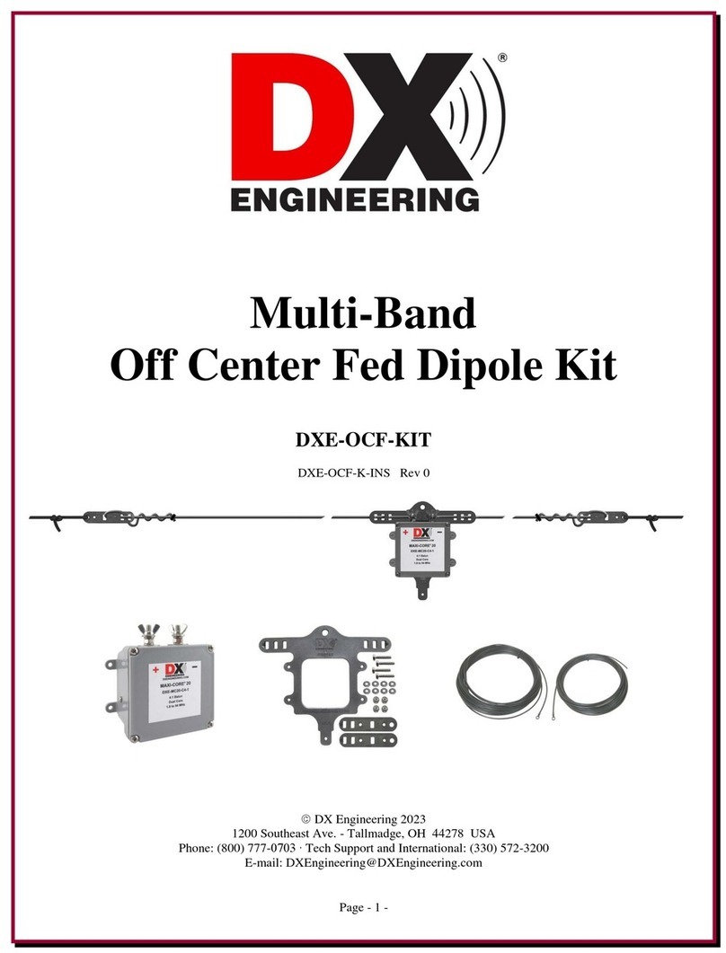 DX Engineering DXE-OCF-KIT User manual DX Engineering DXE-OCF-KIT User manual