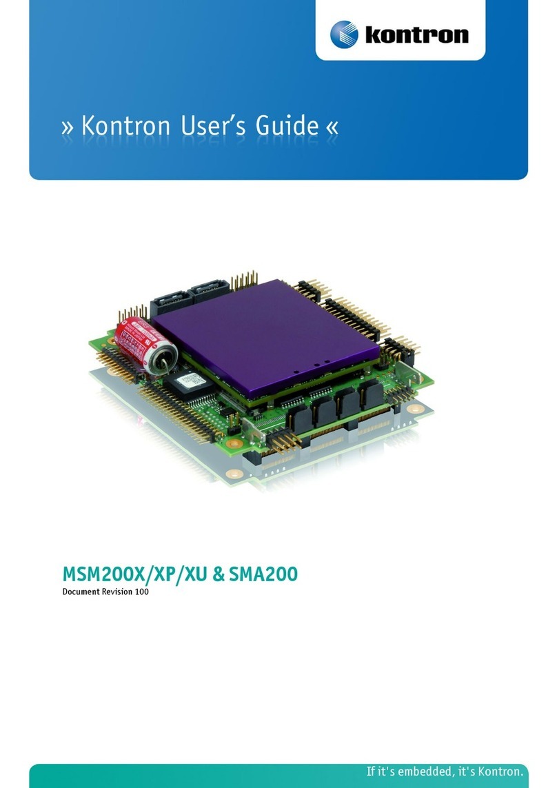 Kontron MSM200X user guide