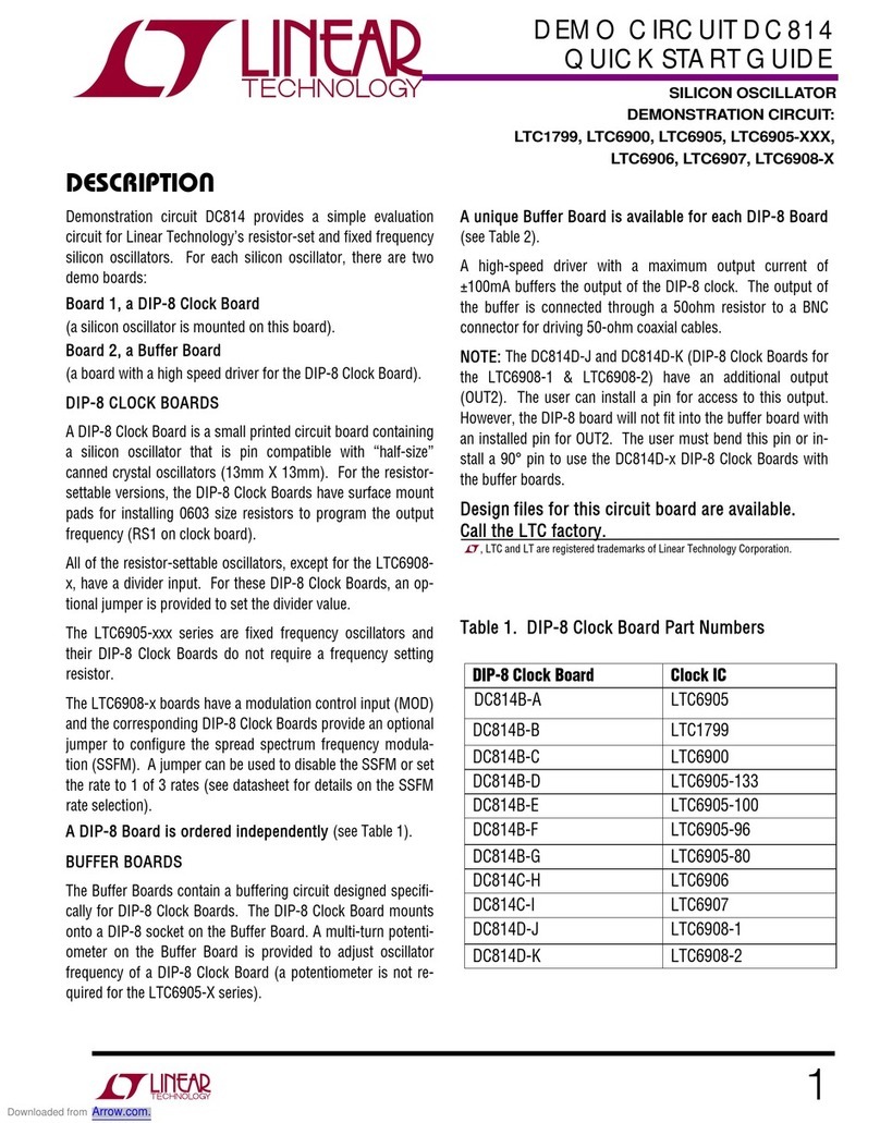 Linear Technology LTC6905 Series quick start guide