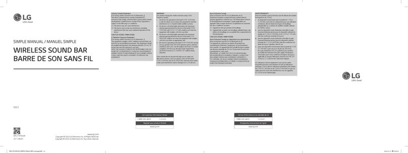 LG SQC2 Simple manual