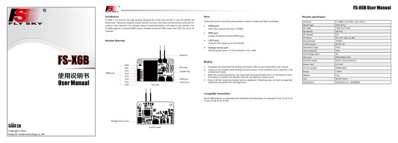 Fly Sky FS-X6B User manual