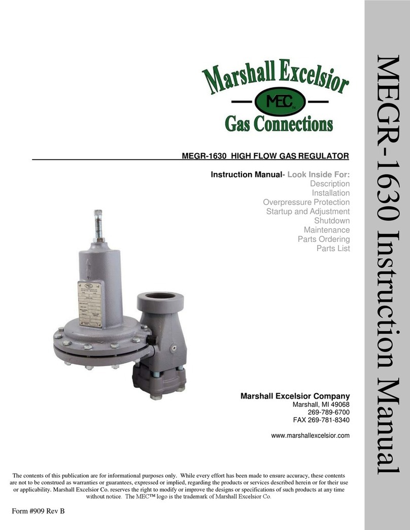 Marshall Excelsior MEGR-1630 User manual