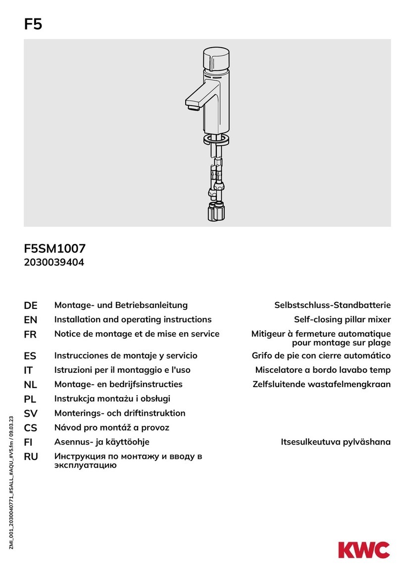 KWC F5 F5SM1007 User manual