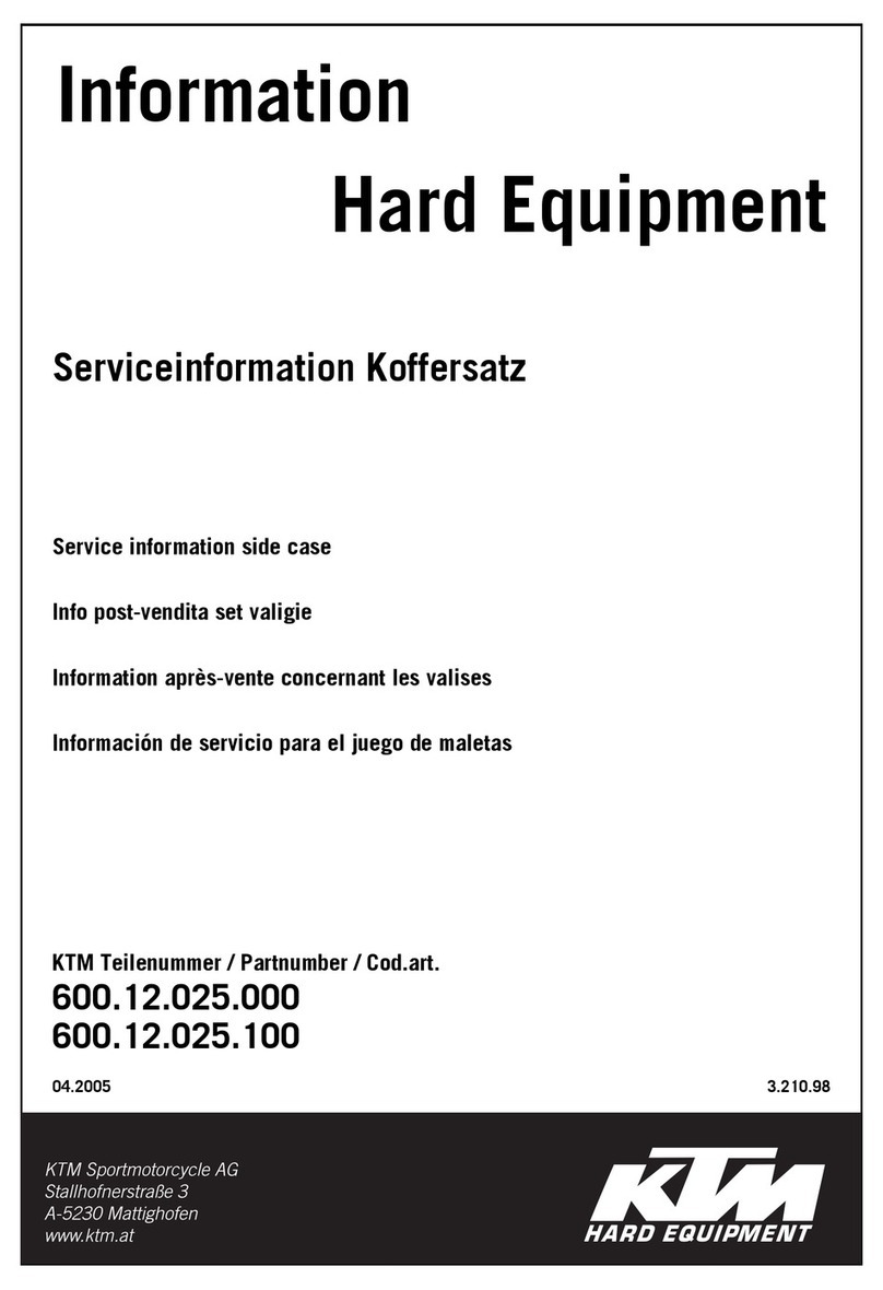 KTM 600.12.025.000 Service information