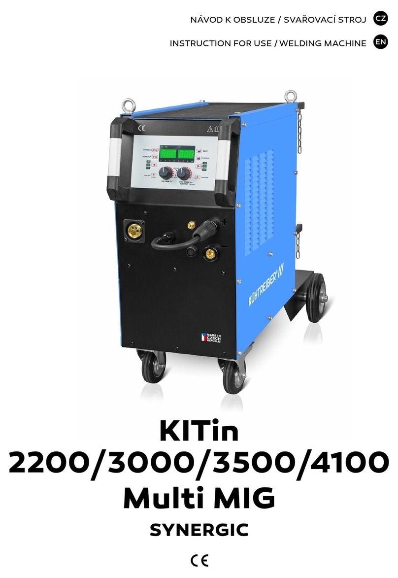 Synergic KITin 2200 Multi MIG Instructions for use