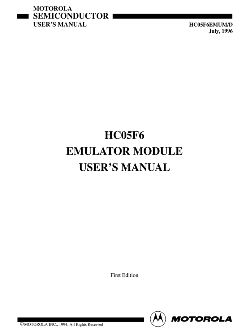 Motorola HC05F6 User manual