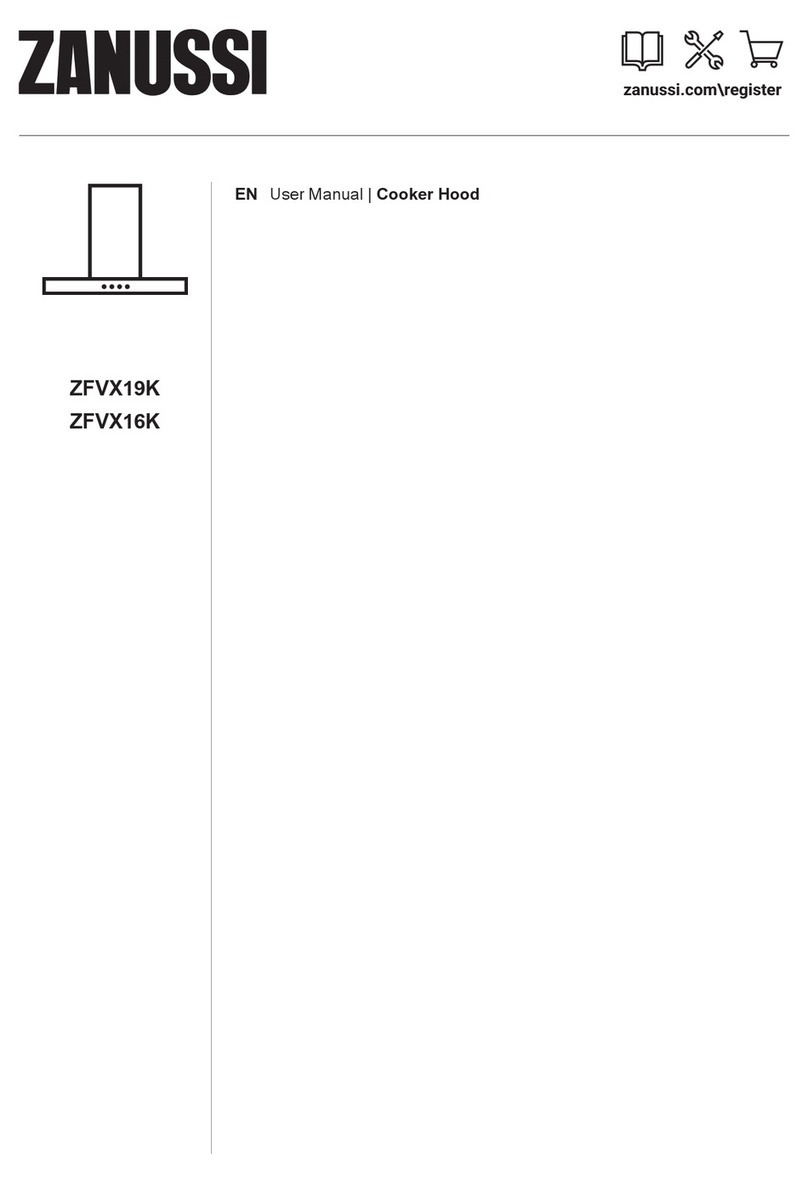 Zanussi ZFVX19K user manual