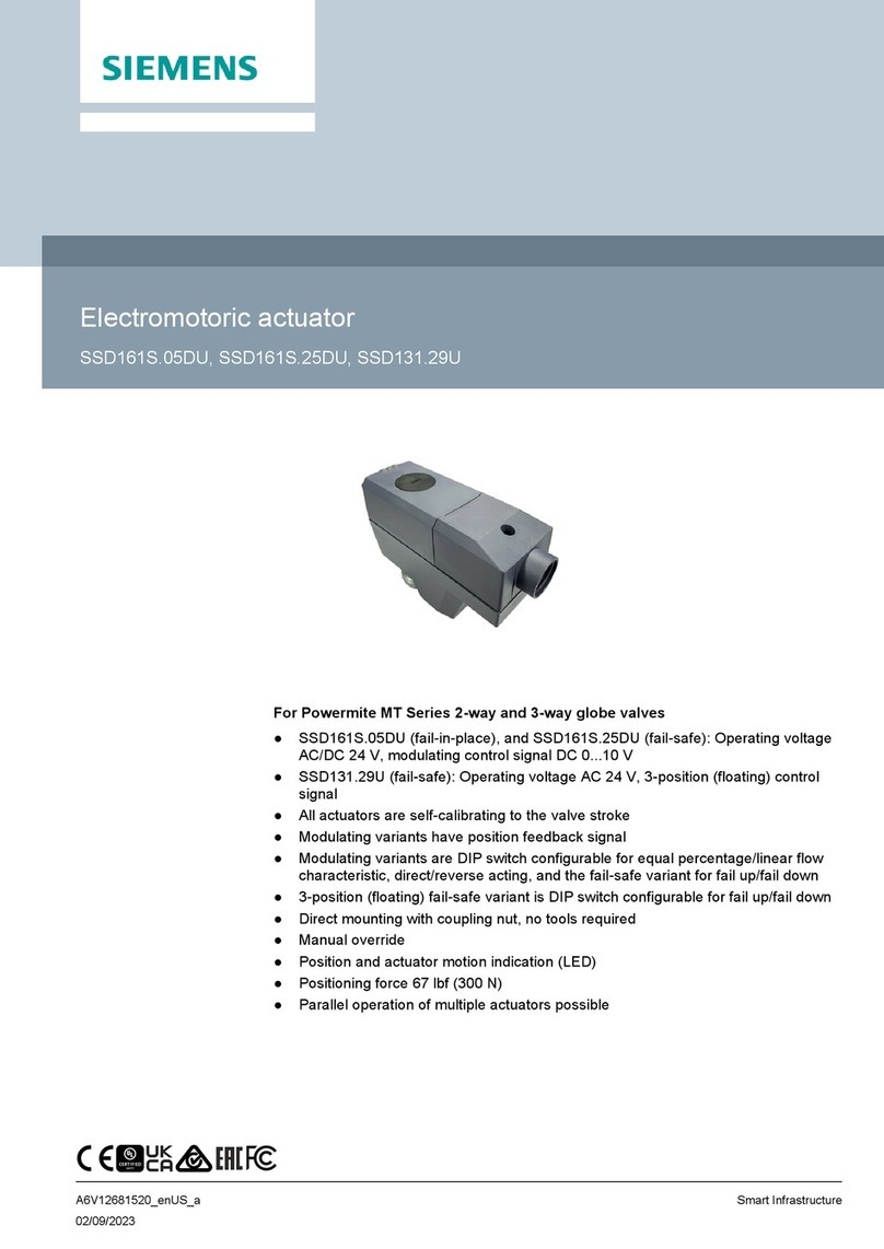 Siemens SSD161S.05DU User manual