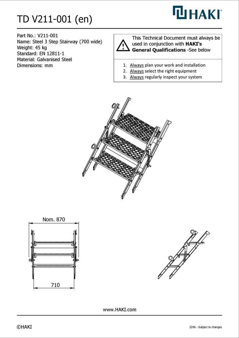 Haki TD V211-001 manual