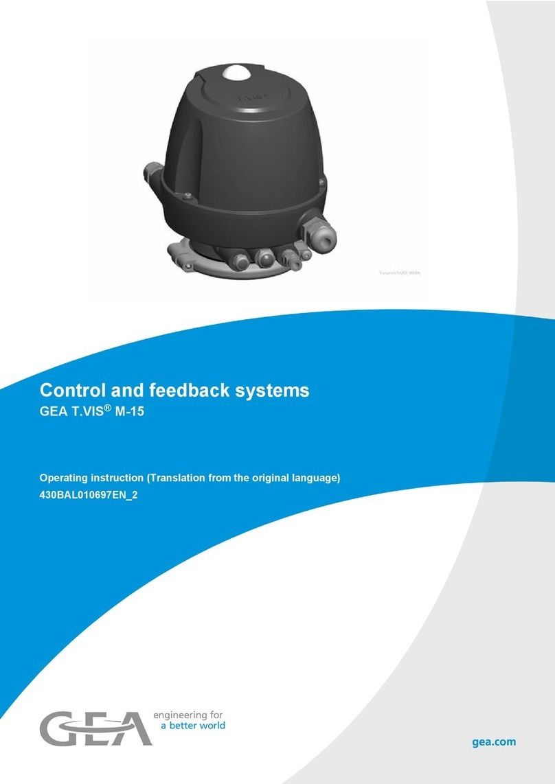 GEA T.VIS M-15 User manual