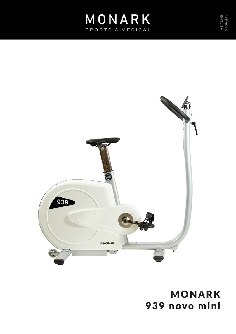 Monark 939 novo User manual Monark 939 novo User manual