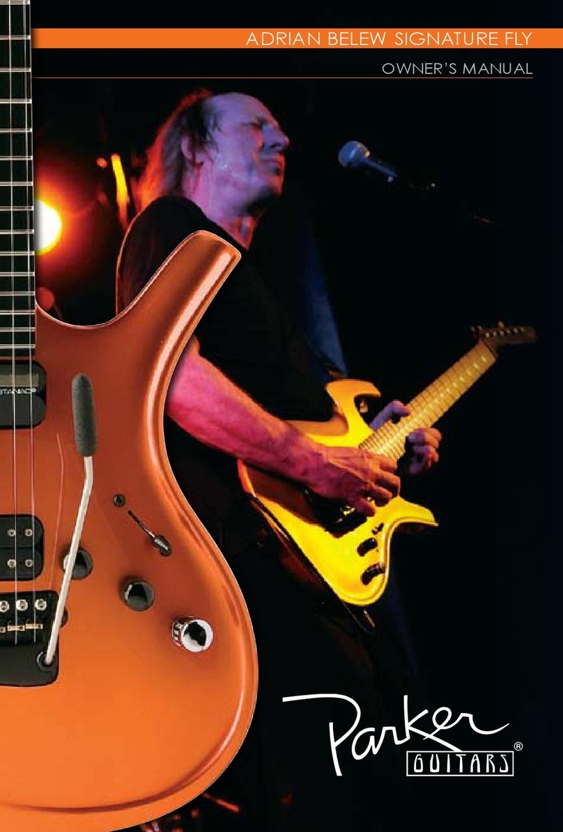Parker Adrian Belew Signature Fly owner's manual