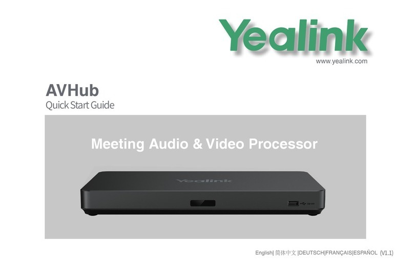 Yealink AVHub quick start guide