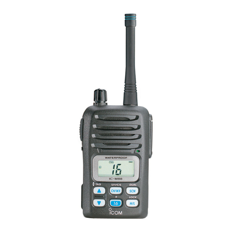 Icom IC-M88 User manual