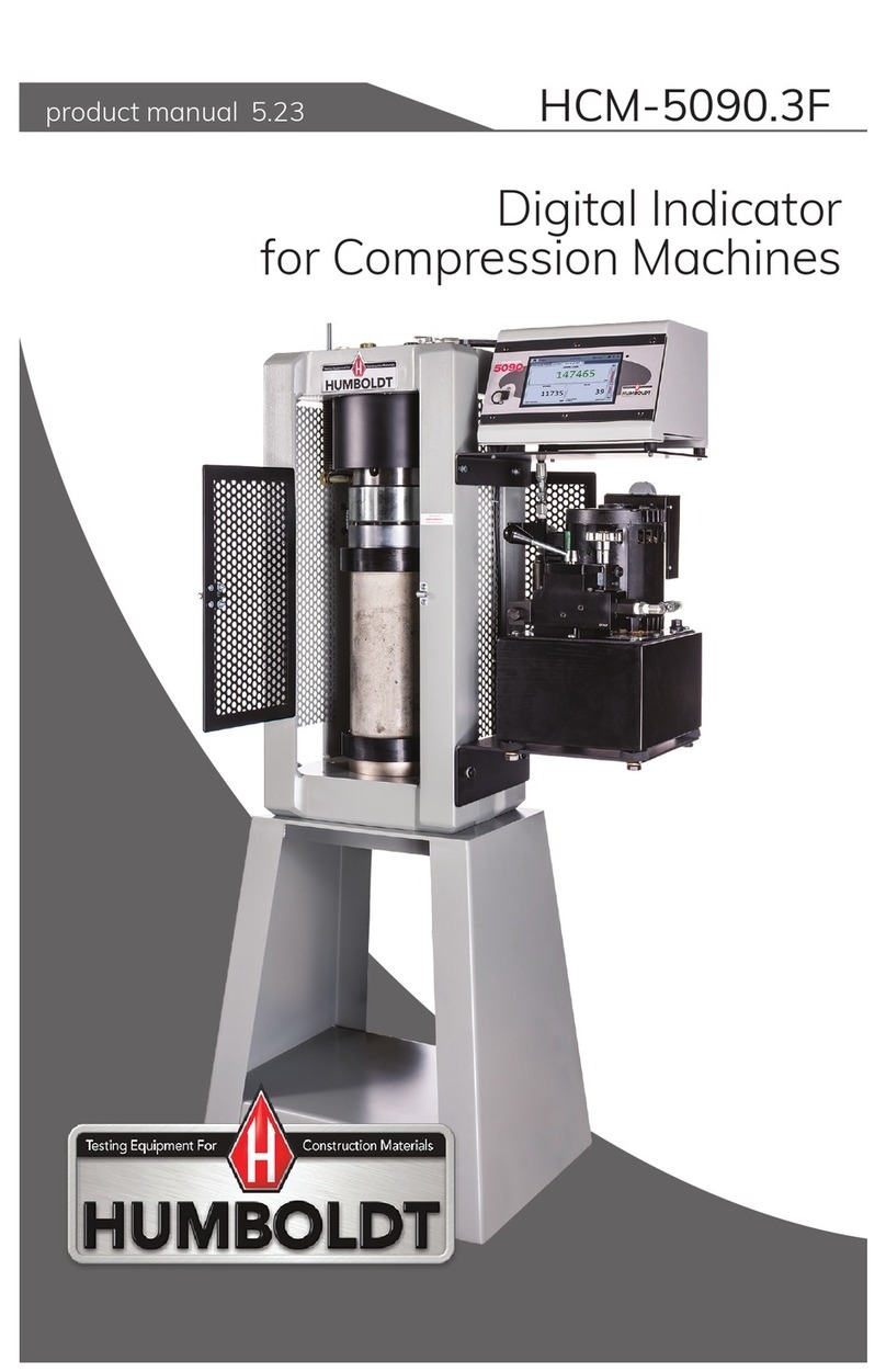 Humboldt HCM-5090.3F product manual Humboldt HCM-5090.3F product manual