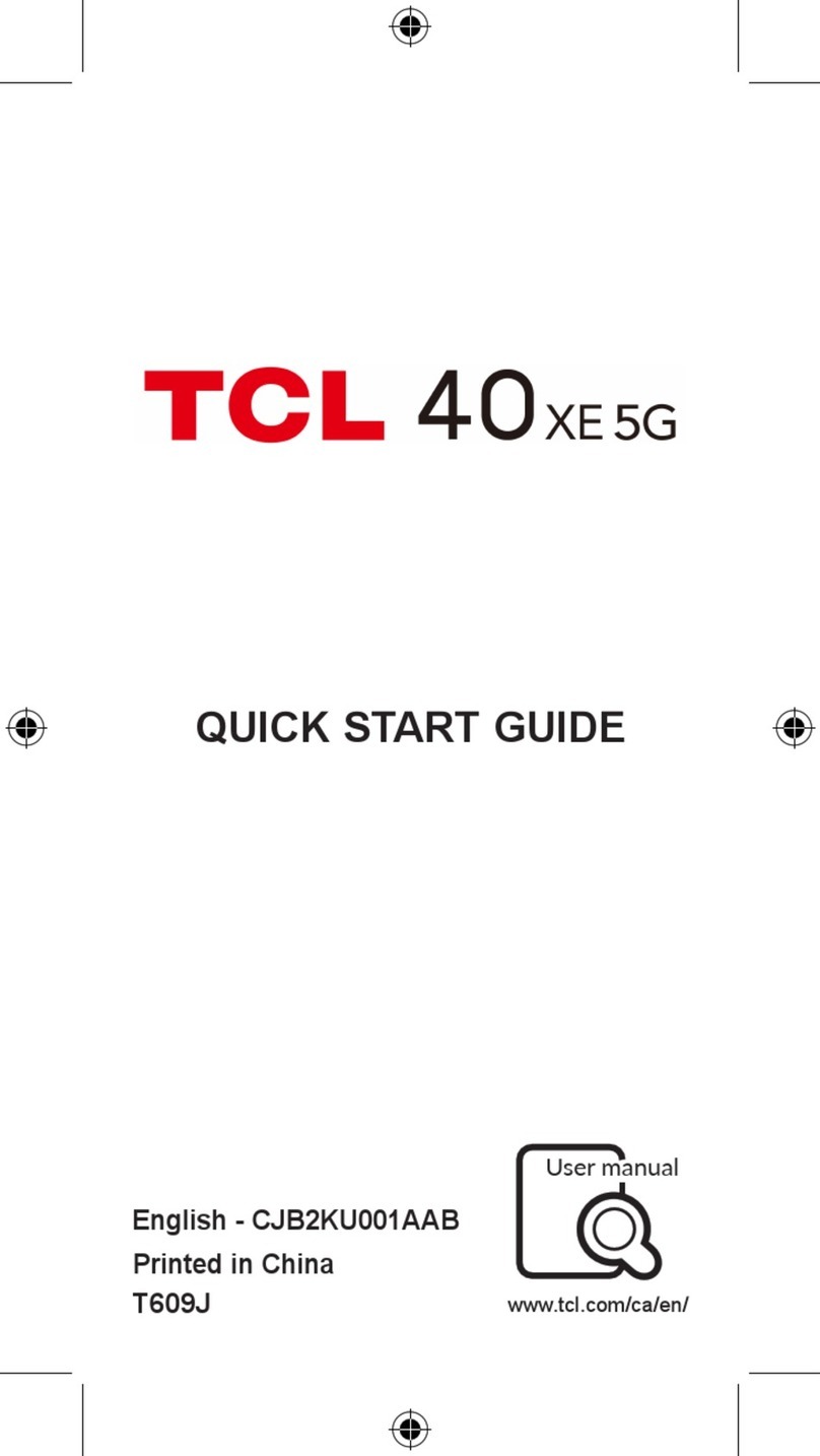 TCL 40XE 5G User manual
