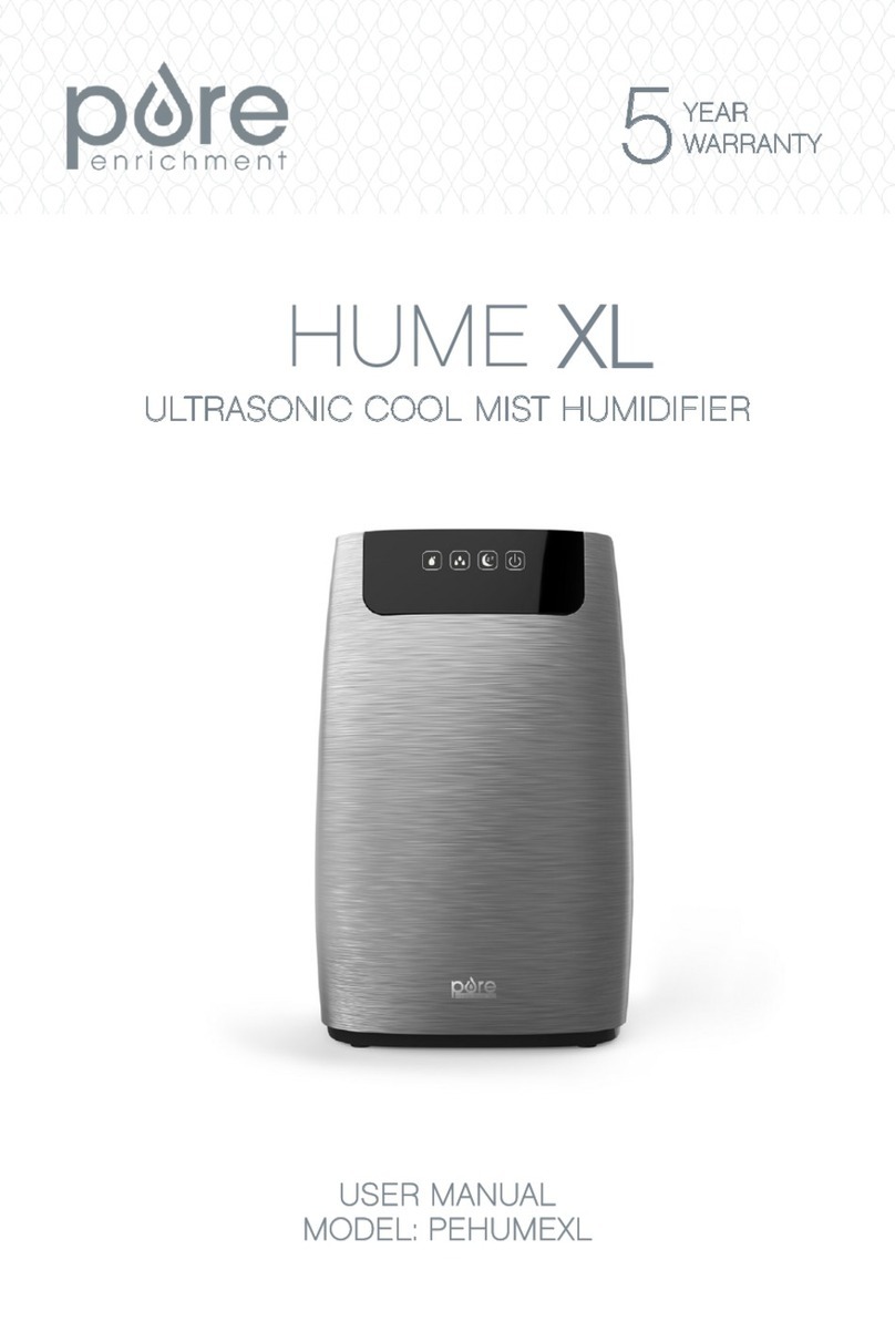 Pure Enrichment HUME XL user manual