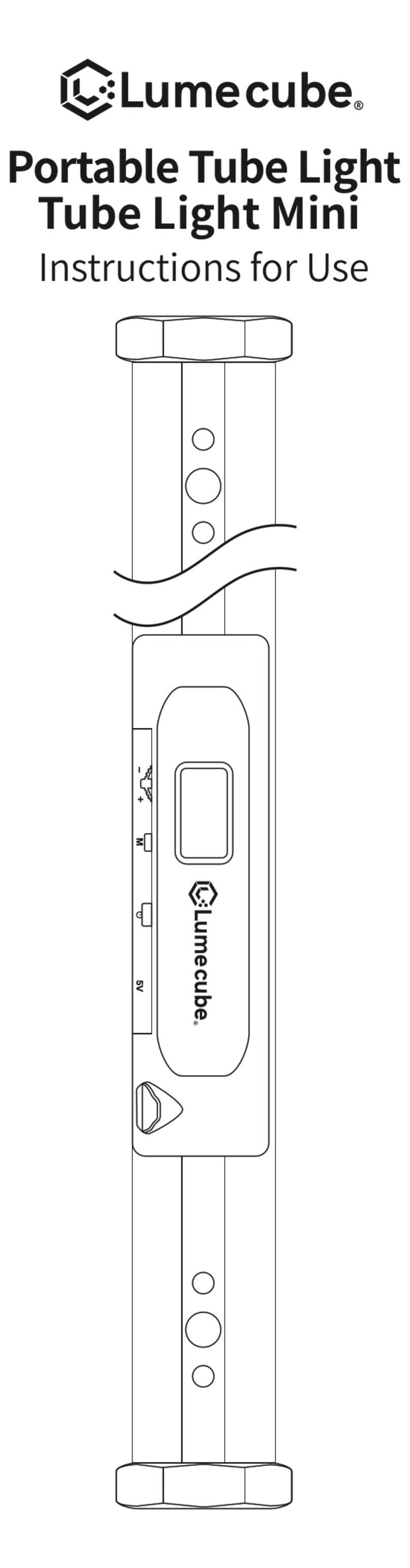 Lume Cube Portable Tube Light Instructions for use