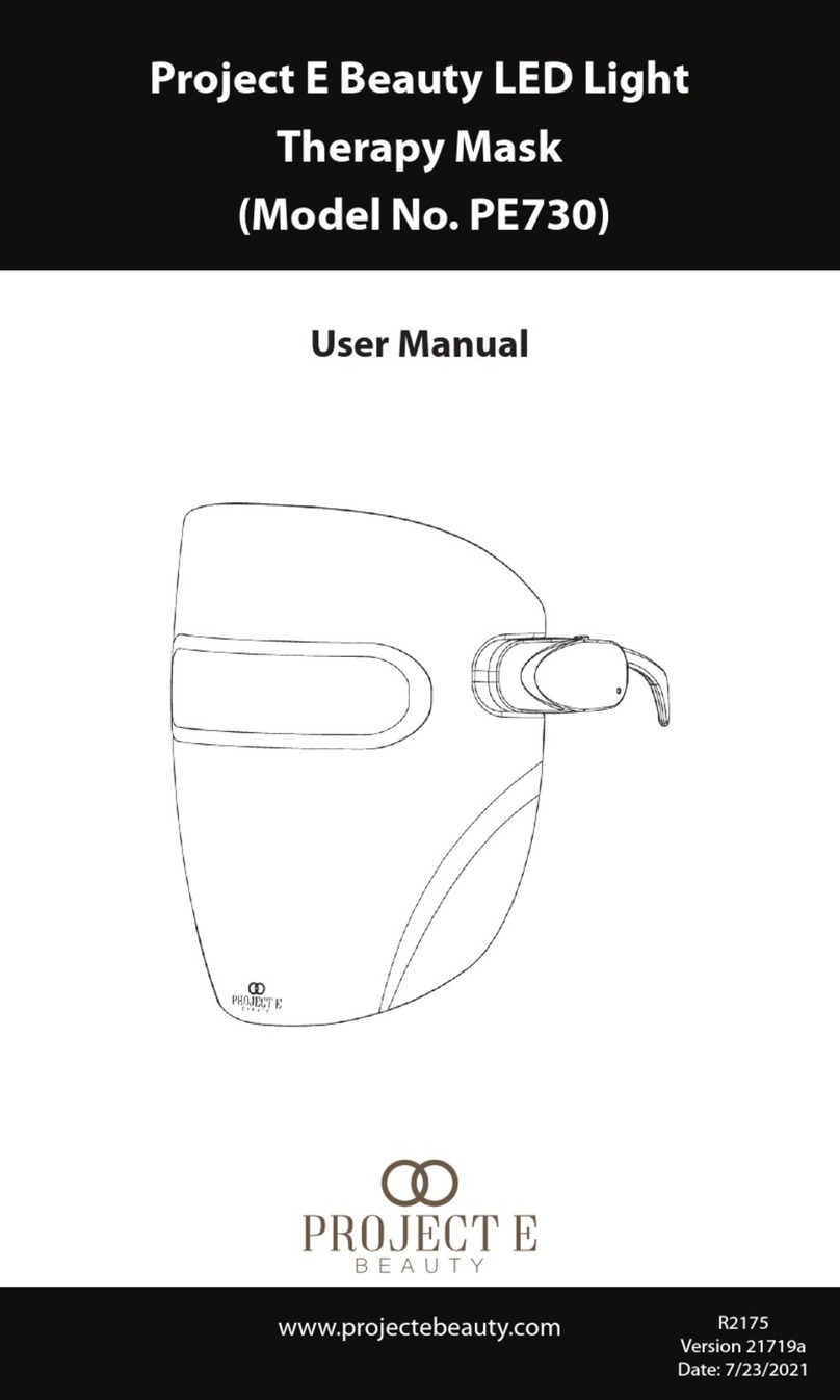 PROJECT E BEAUTY PE730 user manual