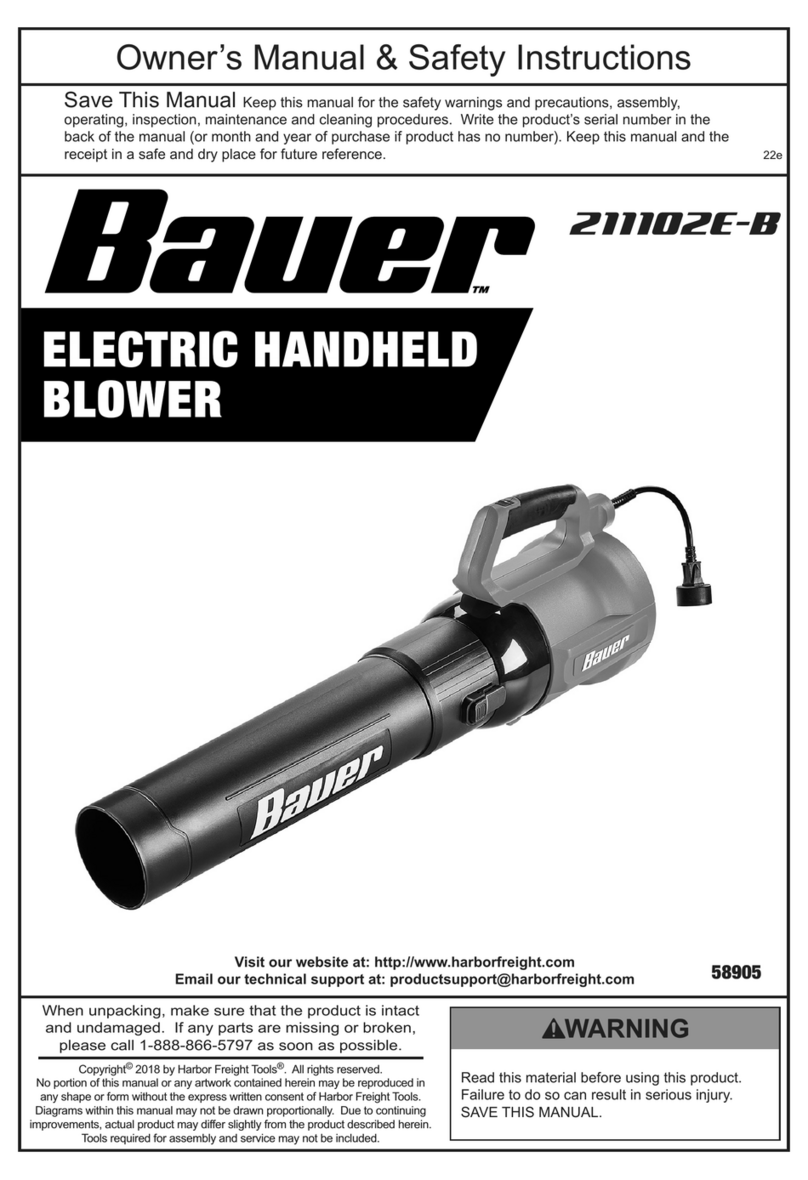 Bauer 211102E-B User manual
