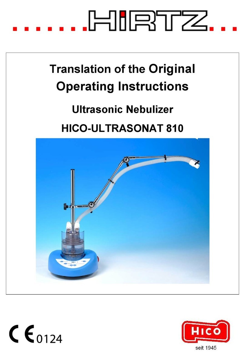 Hirtz HICO-ULTRASONAT 810 operating instructions Hirtz HICO-ULTRASONAT 810 operating instructions