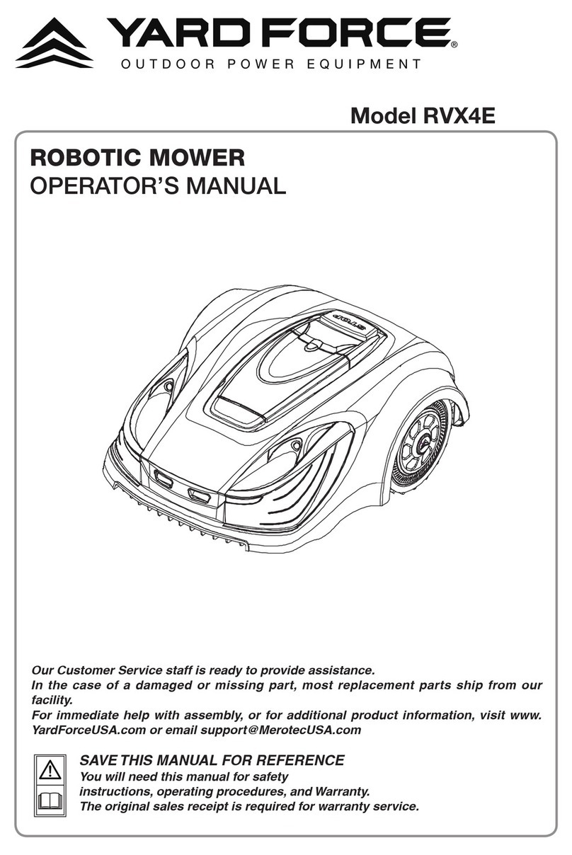 Yard force Revola X4E Operator's manual
