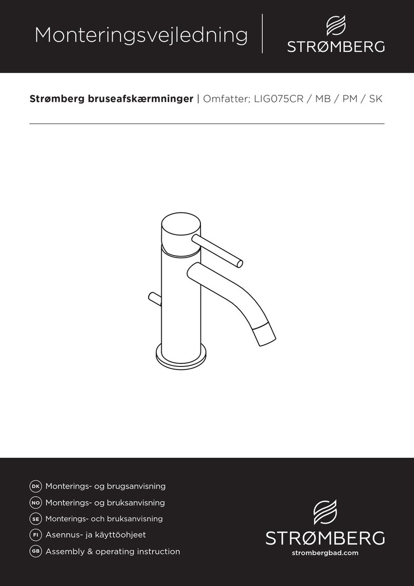 STROMBERG LIG075CRDW Assembly & Operating Instruction
