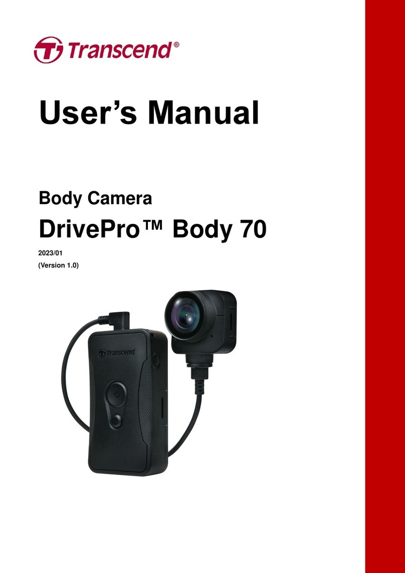 Transcend DrivePro Body 70 user manual