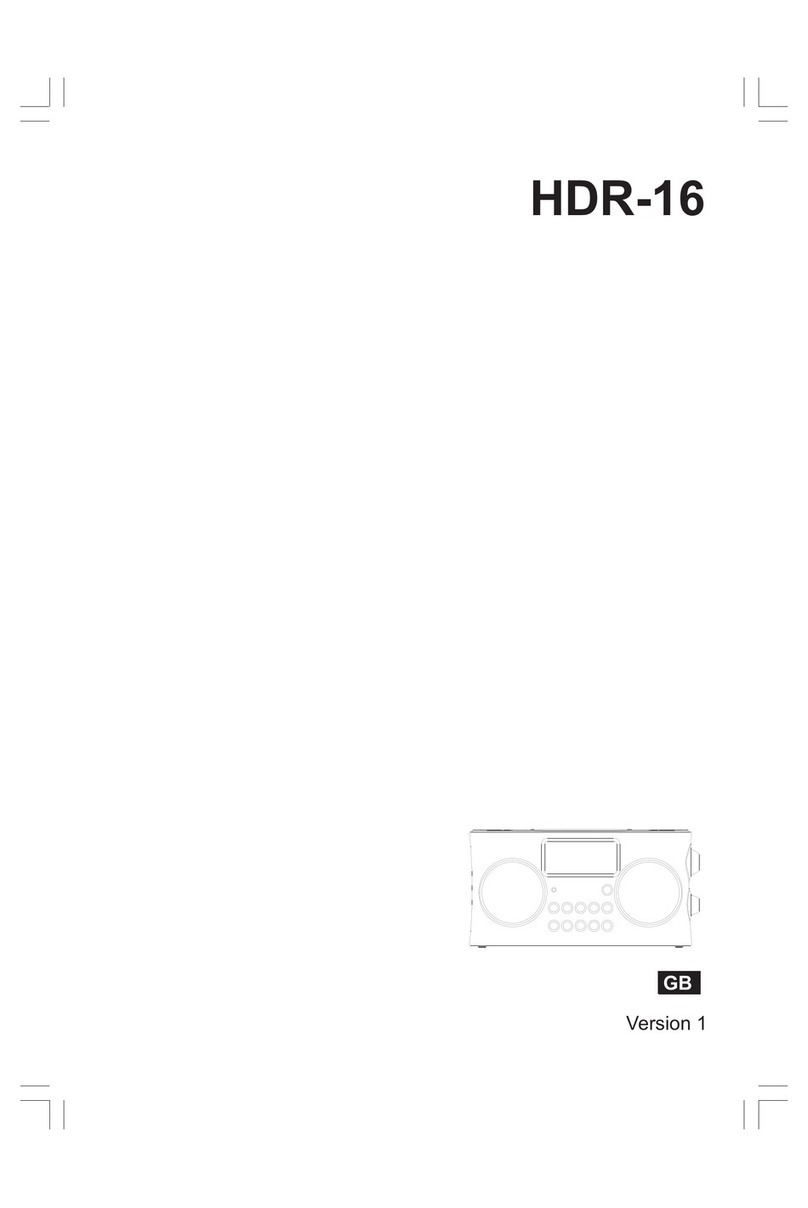 HD Radio HDR-16 User manual