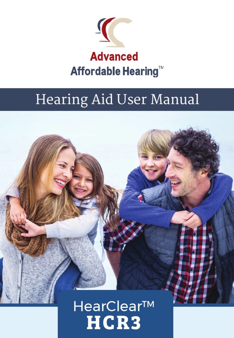 Advanced HearClear HCR3 User manual